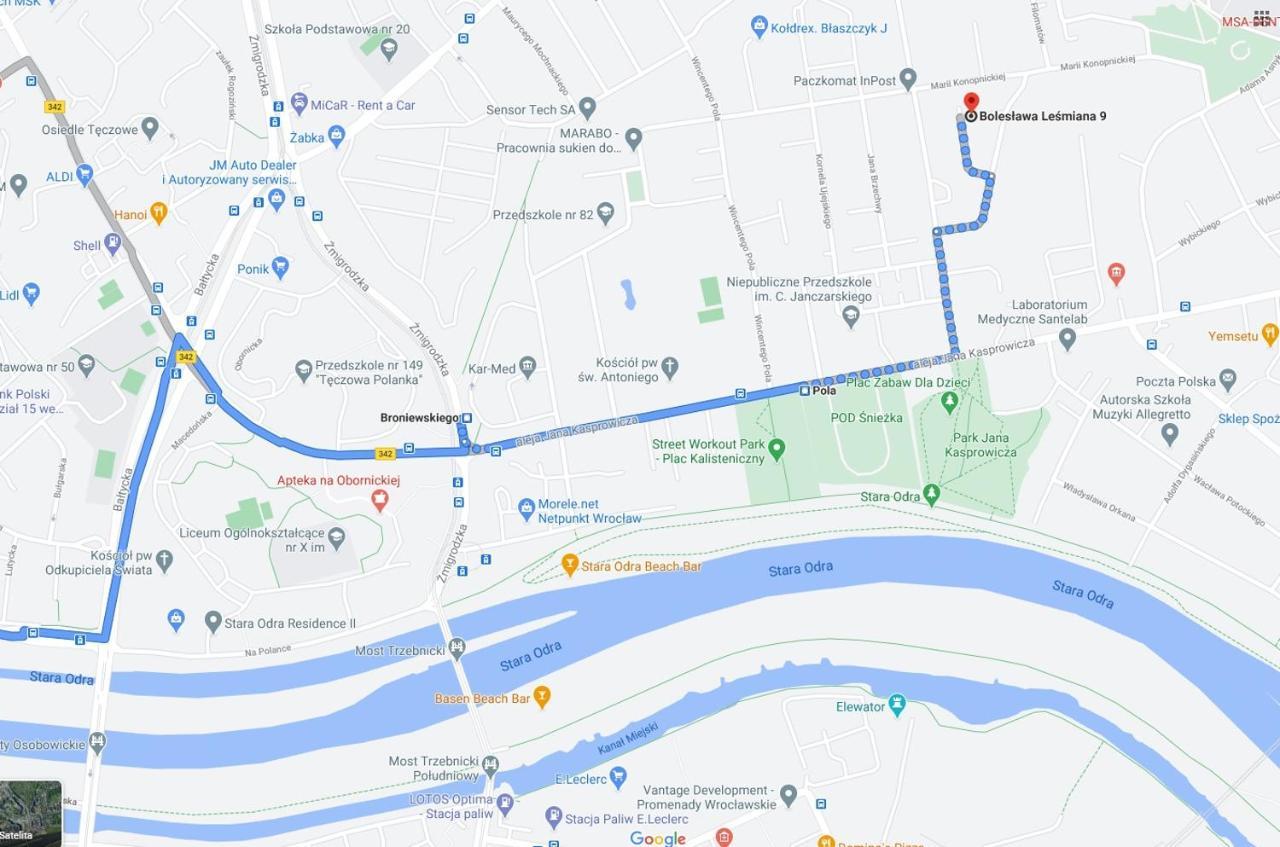 Apartament Almonia Wrocław Buitenkant foto